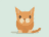 A pocket-sized companion, converted with 48-pixel width and limited colors